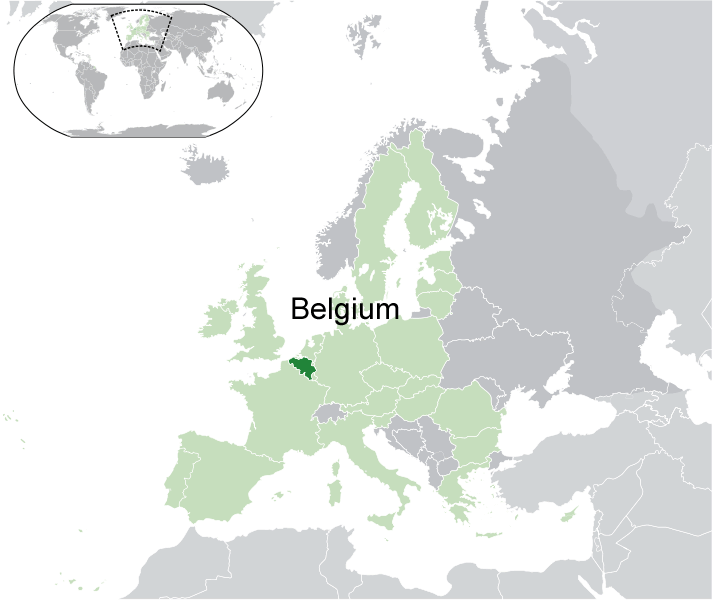 Where is Belgium in the World