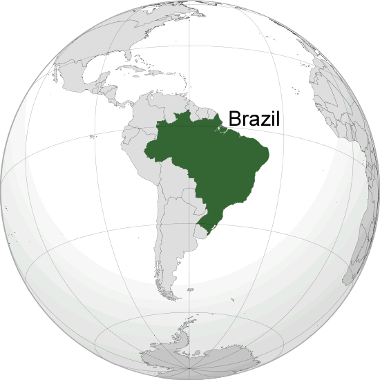 Where is Brazil in the World