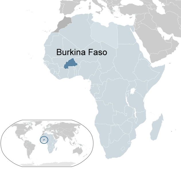 where is Burkina Faso