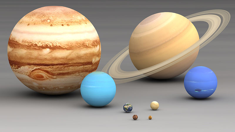 planets size comparison earth