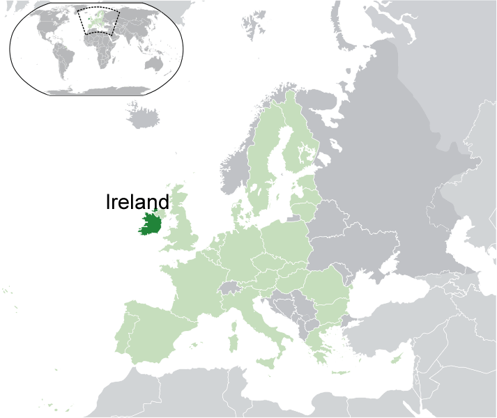 Where is Ireland in the World