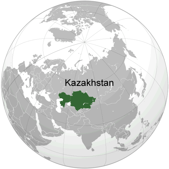 Where is Kazakhstan in the World