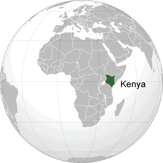 Where is Kenya in the World
