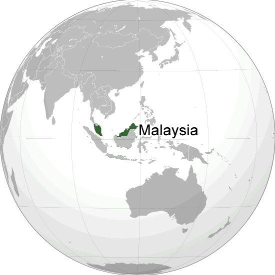 Where is Malaysia in the World