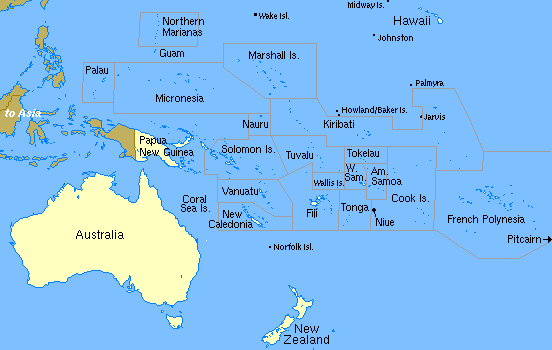 northern mariana islands map
