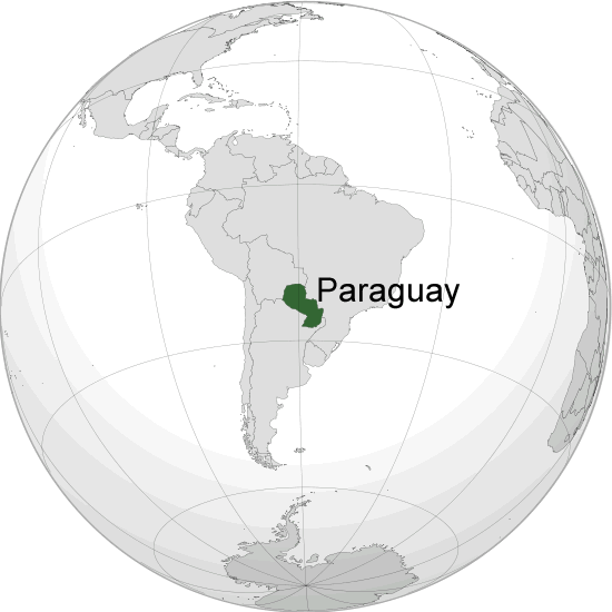 Where is Paraguay in the World