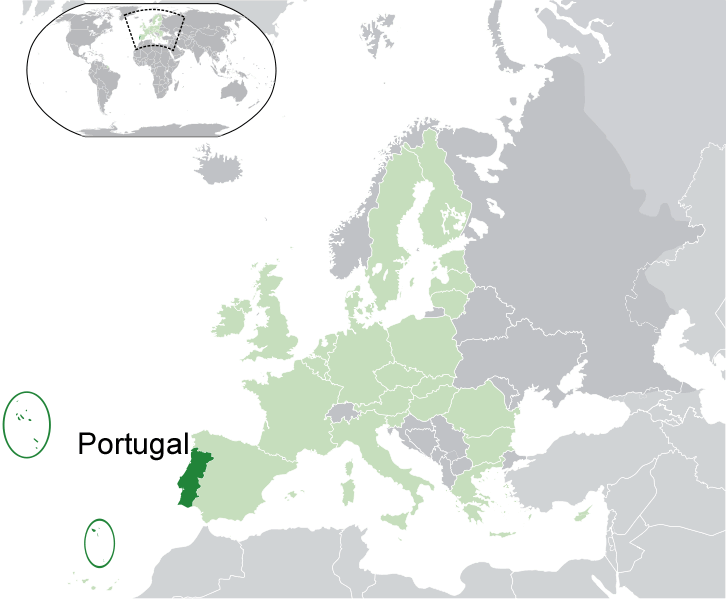 Where is Portugal in the World