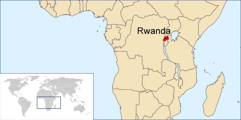 Where is Rwanda in the World