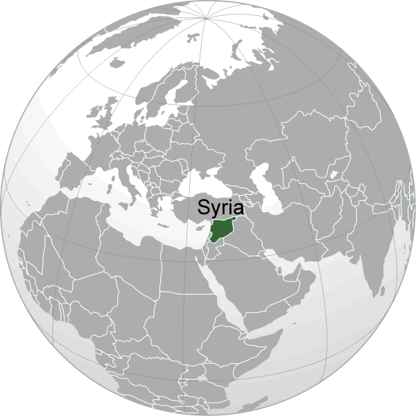 Where is Syria in the World