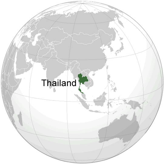 Where is Thailand in the World