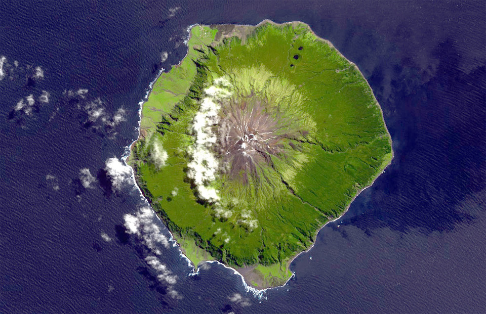 Tristan da Cunha satellite image