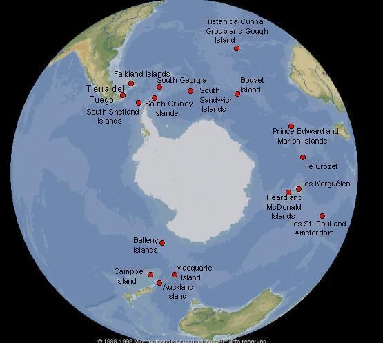 Tristan da Cunha world