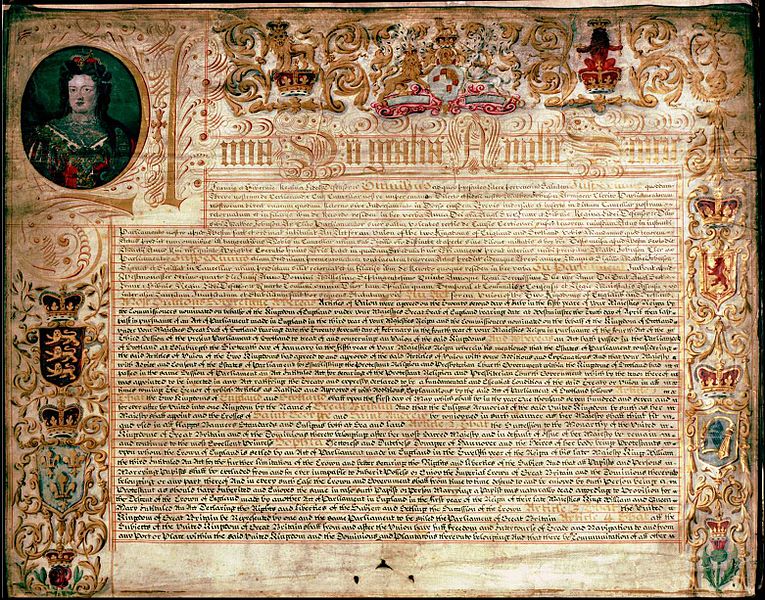 Treaty of Union UK 1707