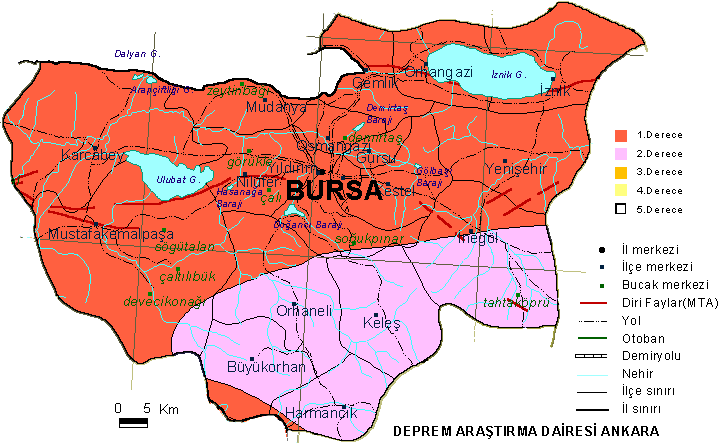 Mudanya Map, Bursa