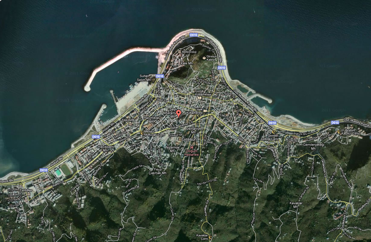 Guce Map, Giresun