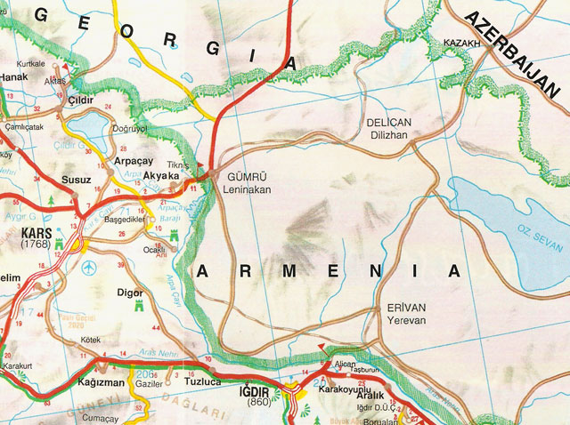 Karakoyunlu Map, Igdir