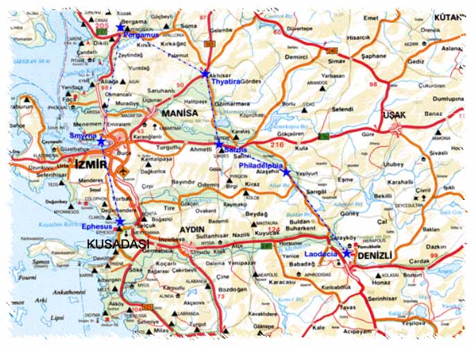 Kemalpasa Map, Izmir