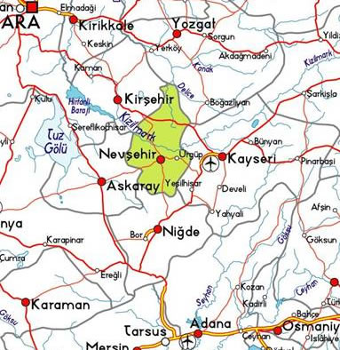 Ulukisla Map, Nigde