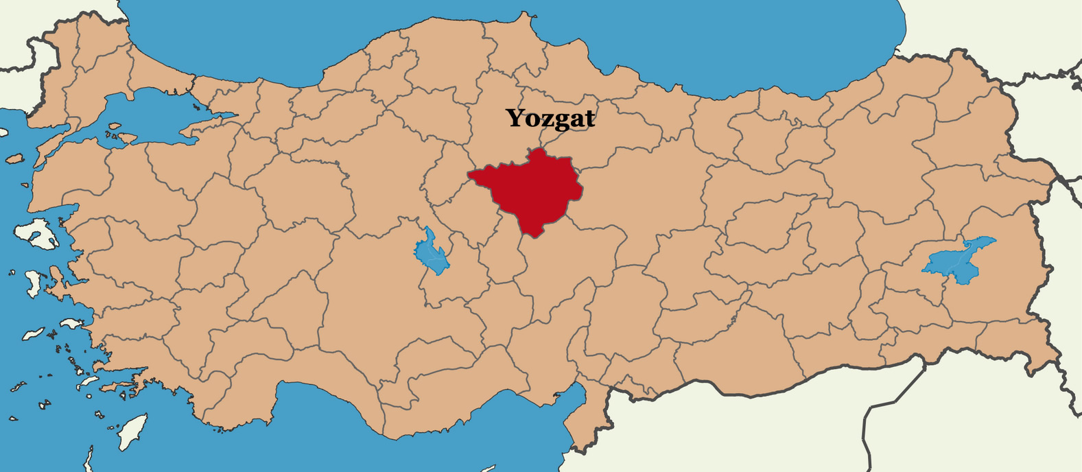 Sorgun Map, Yozgat