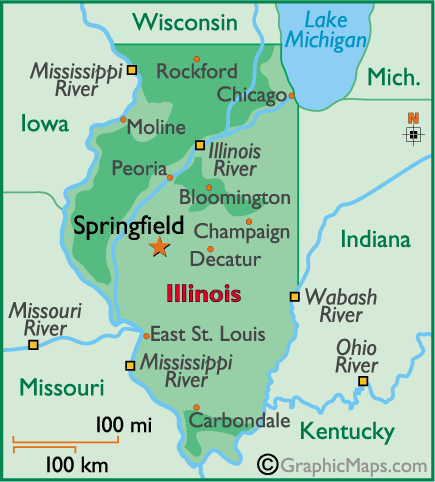 illinois map