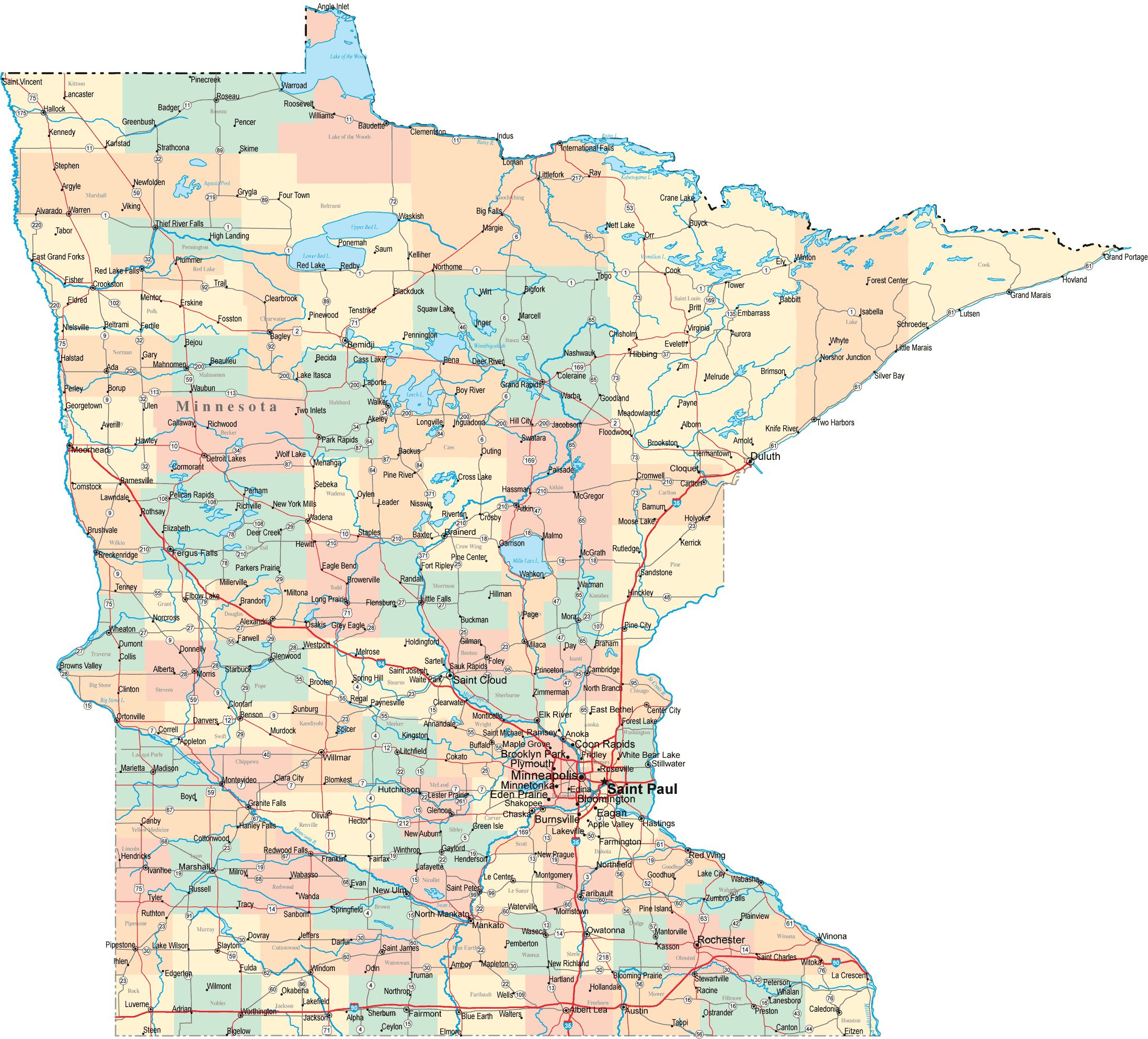 New Bremen Minnesota Map Minnesota Map