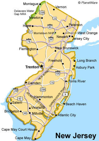New Jersey Map - New Jersey Map 