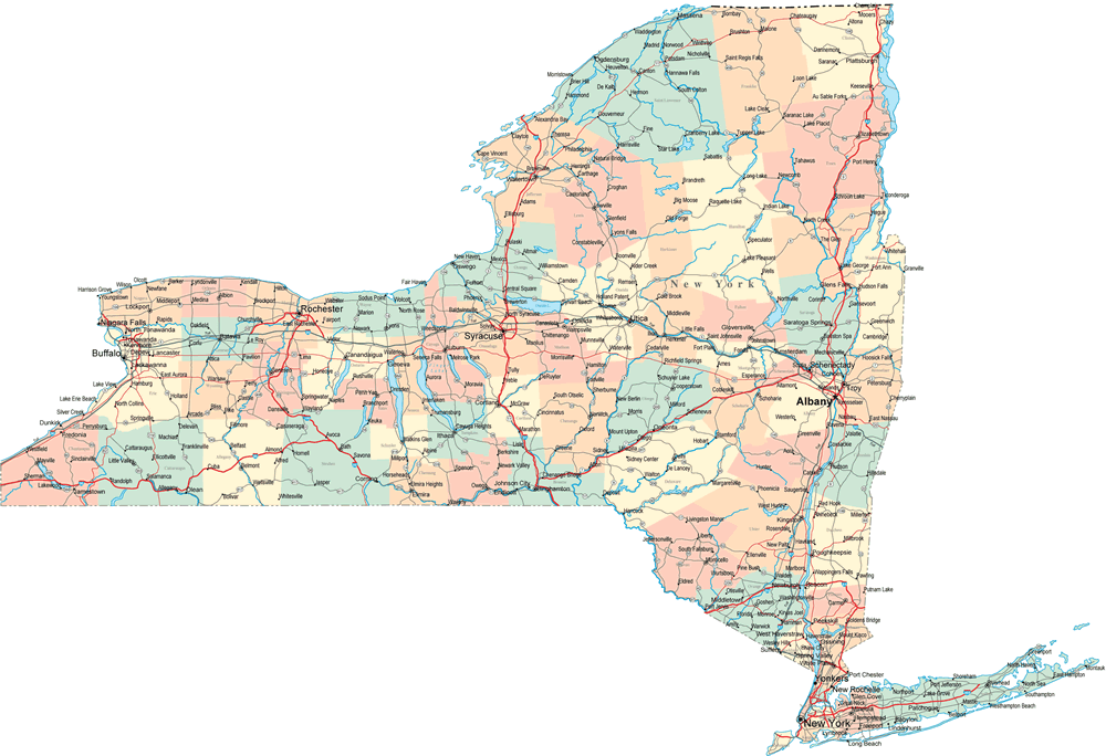 new york map