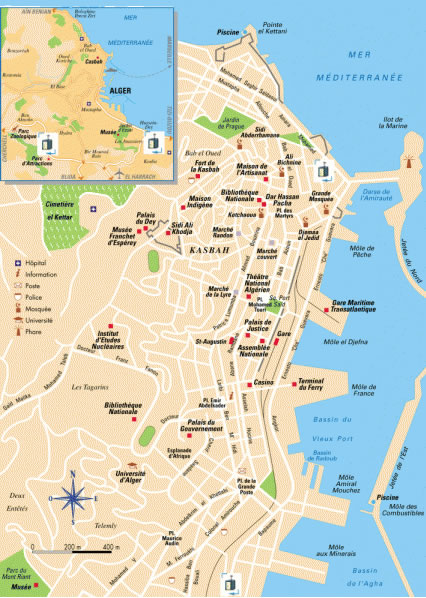 alger city center map