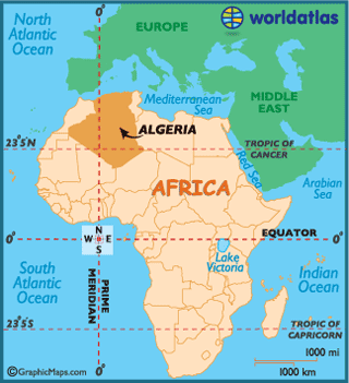 alger map africa