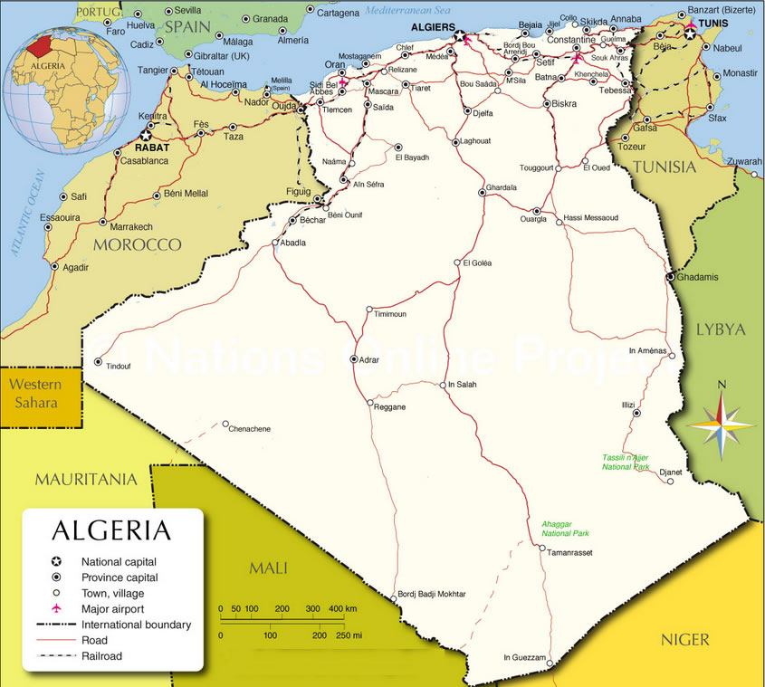 where is alger in algeria