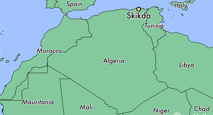 where is skikda in algeria