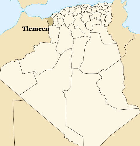 where is tlemcen in algeria