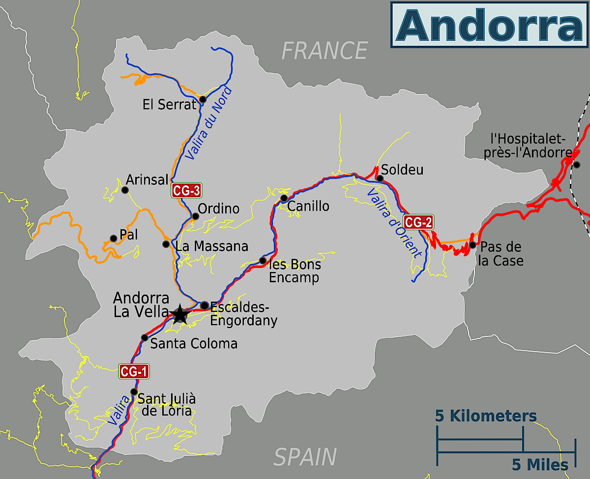 andorra cities map