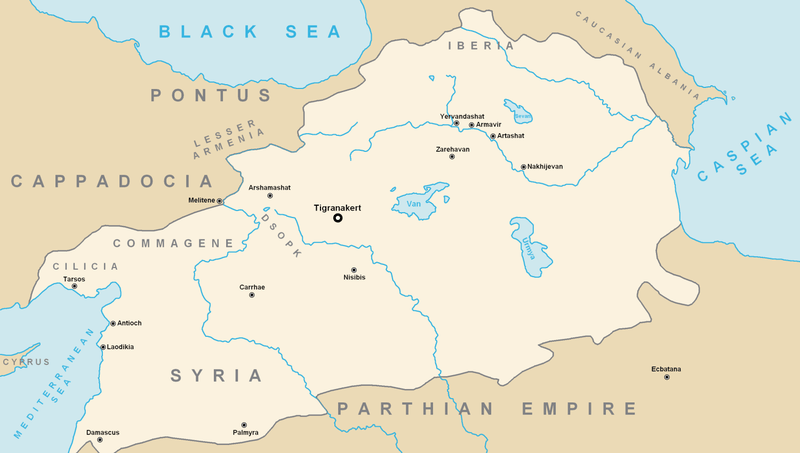 Armenian Empire Map