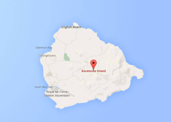 Ascension Island Google Map