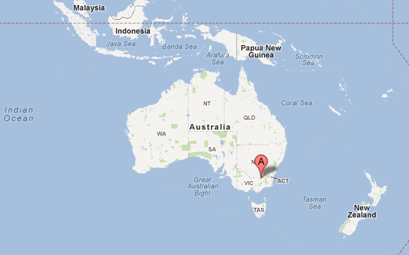 Albury Australia map