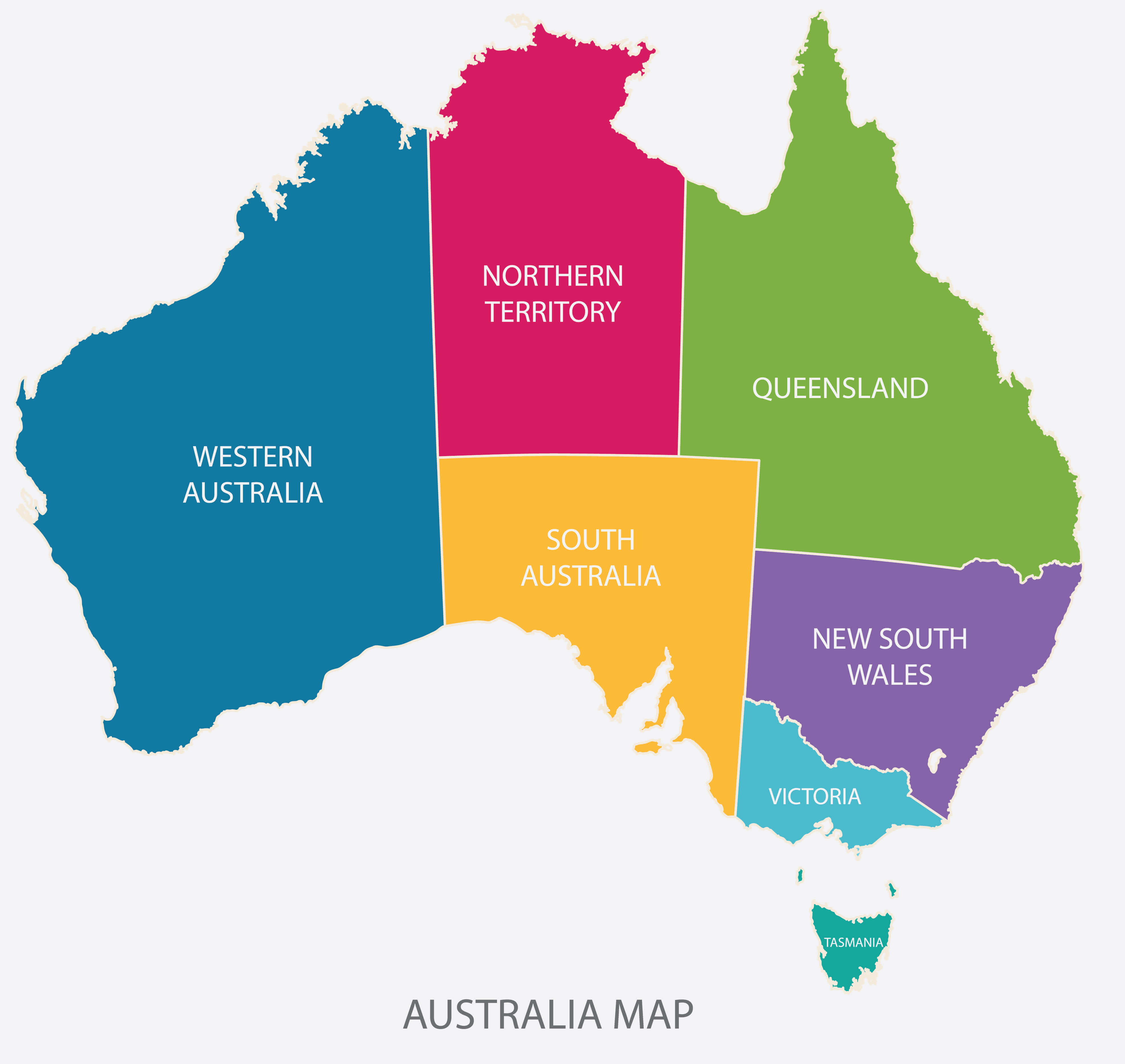 Map Australia