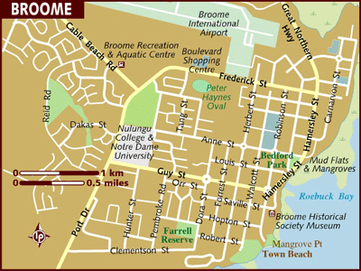 map of Broome