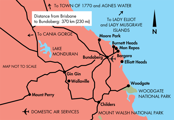 map bundaberg