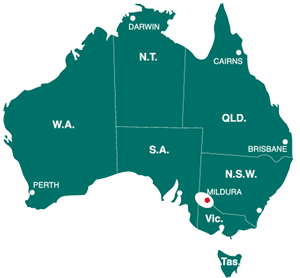 Mildura australia map
