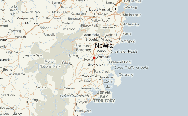 Nowra map