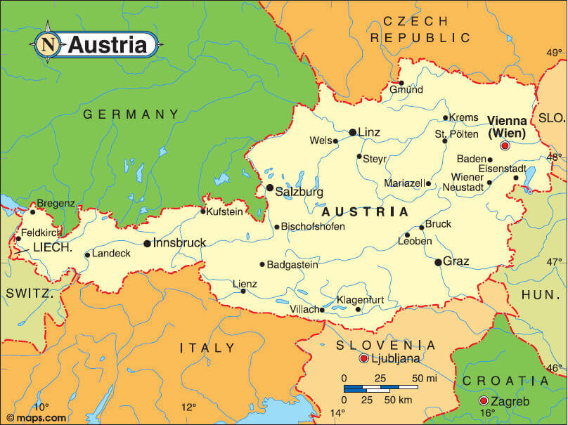 Austria Maps