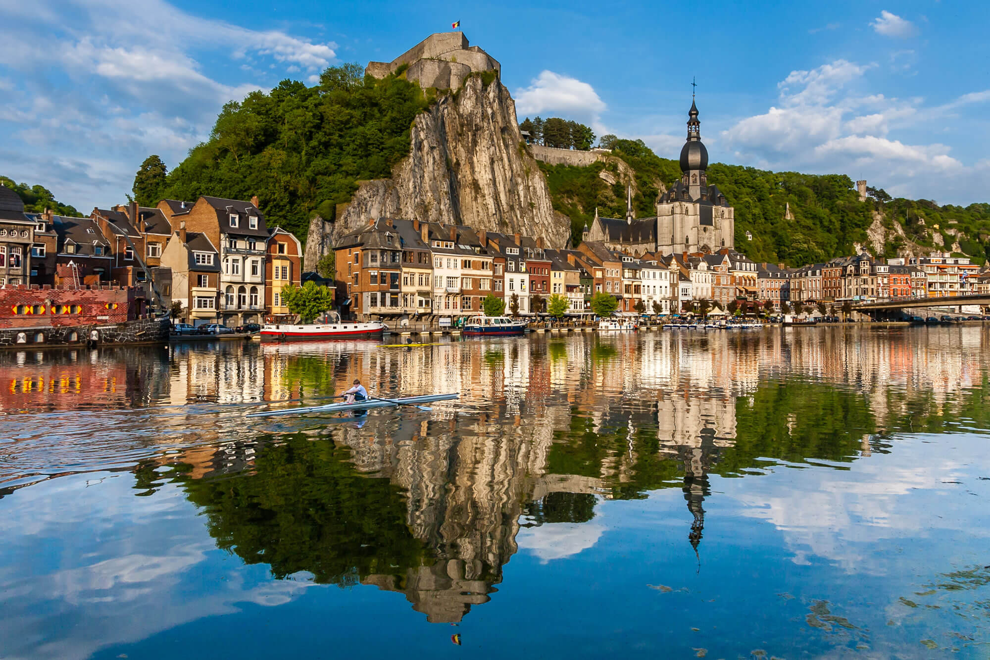 Dinant cityscape, Belgium