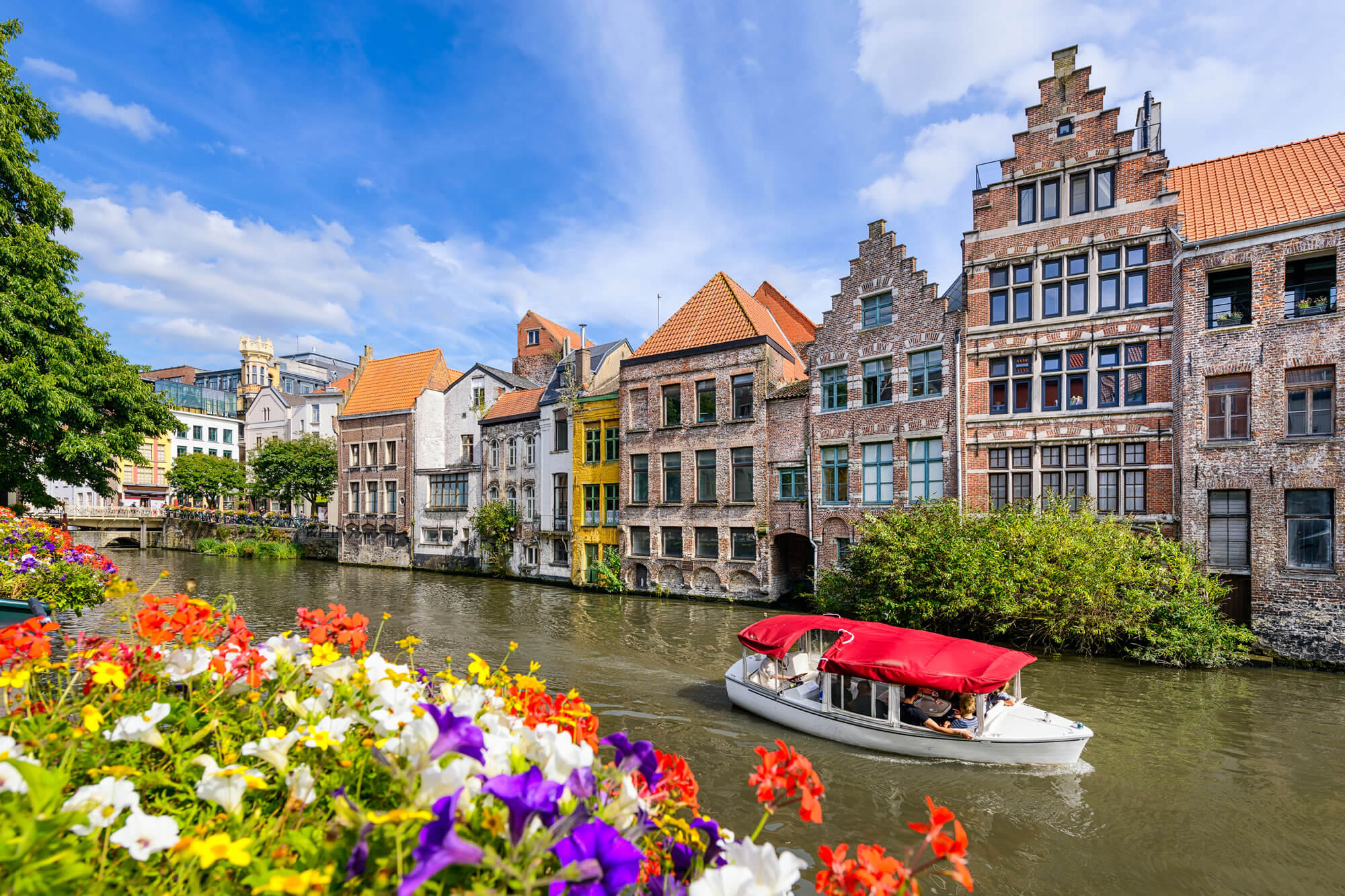 old town of Ghent, Belgium