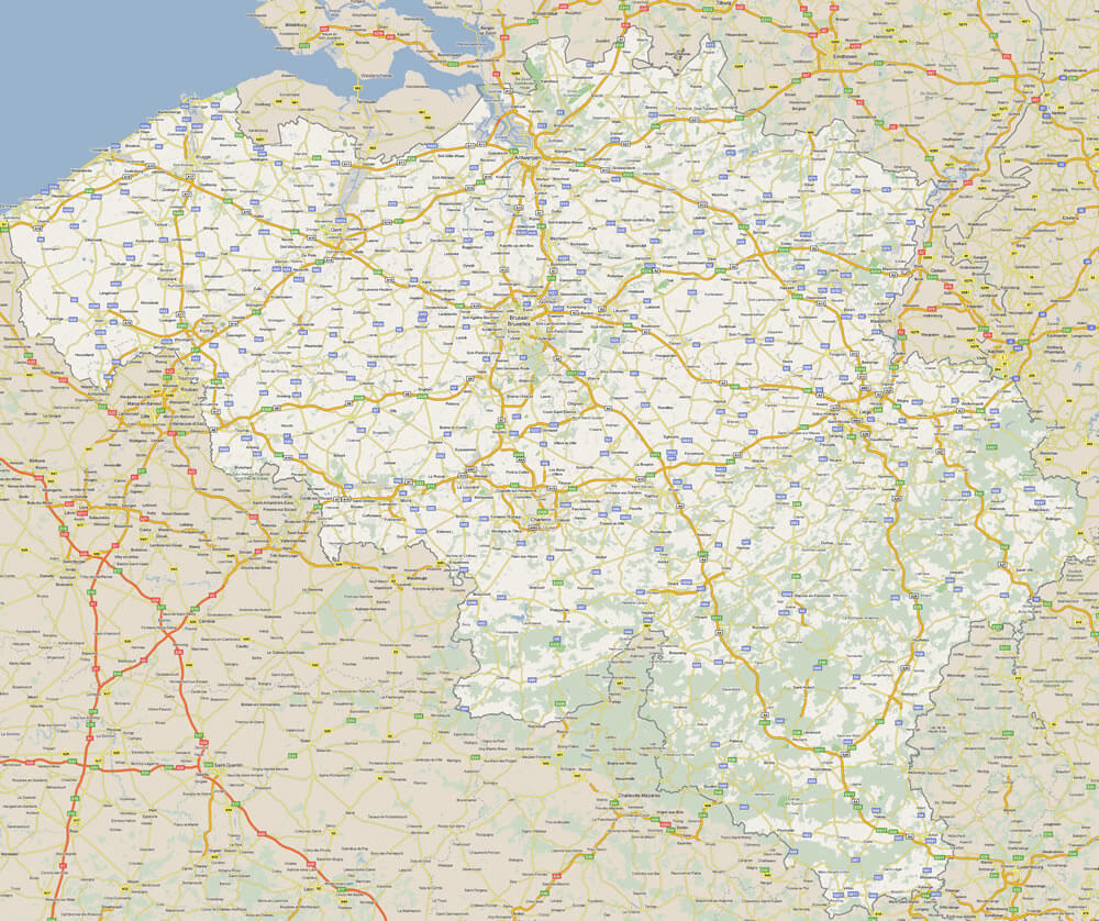 Belgium Road Map