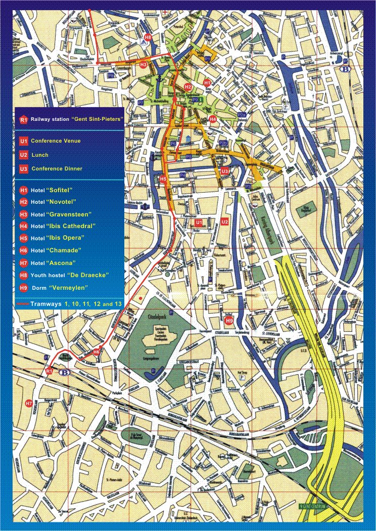 Gent city map