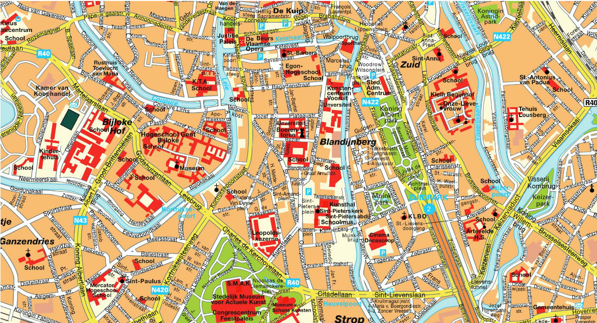 Gent map