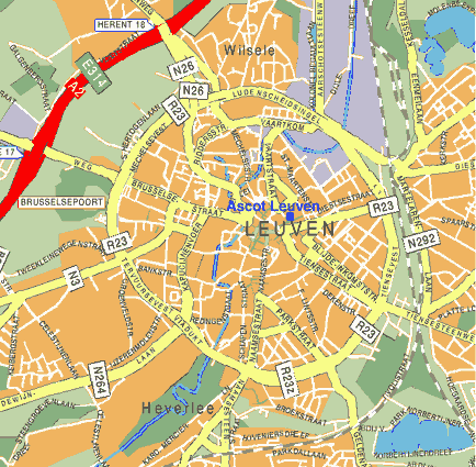 Leuven Location Map