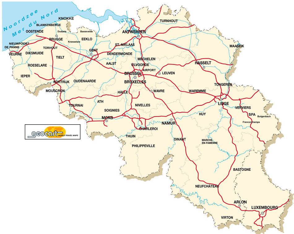 map belgium Liege