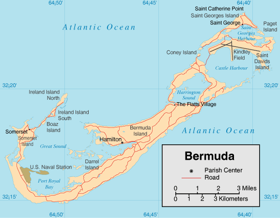 bermuda Saint George map